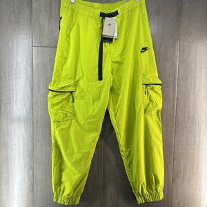 Nike Sportswear Tech Woven Lined Cargo Pants Men's Size Large Green FZ0756-357